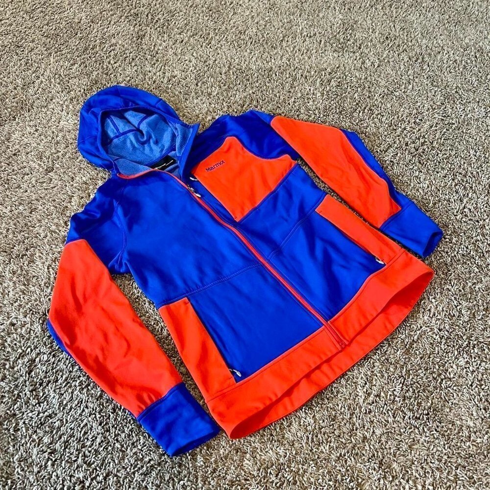 Marmot Women's Dawn Hoody Full Zip Outdoor Fleece Jacket Size Large